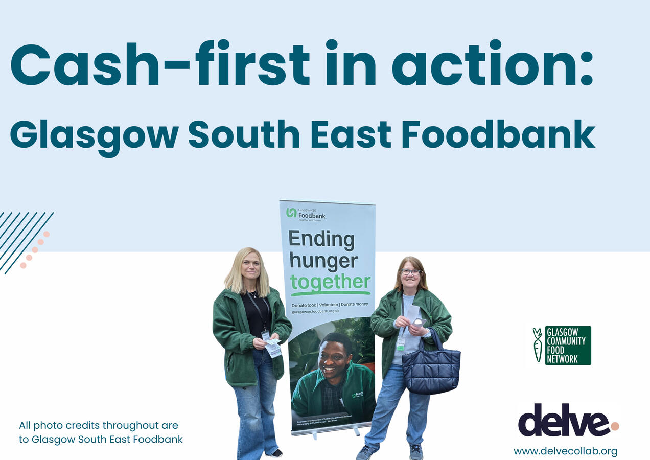 One of 5 cash-first in action profiles created for Glasgow Community Food Network as part of a Scottish Government funded project