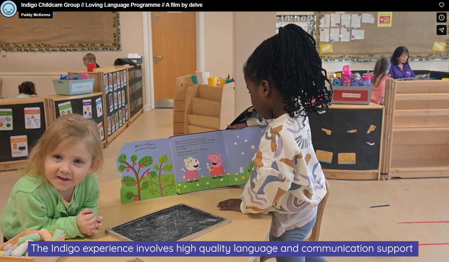 Short film made alongside the Indigo Childcare Group